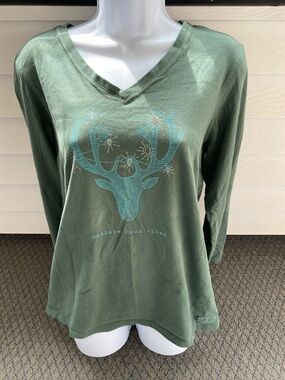 Life is Good Tee Shirt Long Sleeve Size L